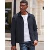 imageCOOFANDY Mens Lightweight Varsity Jacket Casual Bomber Jackets Waffle Zip Up Coat with PocketBlueviolet