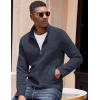 imageCOOFANDY Mens Lightweight Varsity Jacket Casual Bomber Jackets Waffle Zip Up Coat with PocketBlueviolet