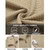 imageCOOFANDY Mens Lightweight Varsity Jacket Casual Bomber Jackets Waffle Zip Up Coat with PocketKahki