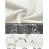 imageCOOFANDY Mens Lightweight Varsity Jacket Casual Bomber Jackets Waffle Zip Up Coat with PocketWhite