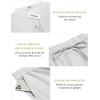 imageCOOFANDY Mens Linen Sets 2 Piece Beach Outfits Lace Up Hippie Tank Tops Summer Casual Sleeveless Shirts Matching Shorts Set1white