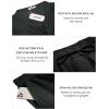 imageCOOFANDY Mens Linen Sets 2 Piece Beach Outfits Lace Up Hippie Tank Tops Summer Casual Sleeveless Shirts Matching Shorts SetBlack