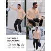 imageCOOFANDY Mens Long Sleeve Muscle T Shirts Casual VNeck Slim Fit Longline Ribbed Tee Stretch Gym Workout ShirtsBeige