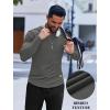 imageCOOFANDY Mens Long Sleeve Muscle T Shirts Casual VNeck Slim Fit Longline Ribbed Tee Stretch Gym Workout ShirtsDark Grey
