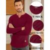 imageCOOFANDY Mens Long Sleeve Muscle T Shirts Casual VNeck Slim Fit Longline Ribbed Tee Stretch Gym Workout ShirtsWine Red