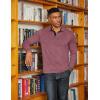 imageCOOFANDY Mens Long Sleeve Polo Shirts Classic Casual Button Polo Tee Lightweight Collared Golf ShirtWine Red