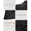 imageCOOFANDY Mens Long Sleeve Shirts Thermal TShirt Slim Fit Crewneck Sweater Knitted Pullover ShirtBlack