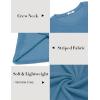 imageCOOFANDY Mens Long Sleeve Shirts Thermal TShirt Slim Fit Crewneck Sweater Knitted Pullover ShirtDark Blue