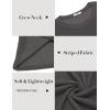 imageCOOFANDY Mens Long Sleeve Shirts Thermal TShirt Slim Fit Crewneck Sweater Knitted Pullover ShirtDark Grey