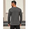 imageCOOFANDY Mens Long Sleeve T Shirts Crew Neck Casual Basic Tee Shirt Lightweight Pullover Shirts1 Packdark Gray