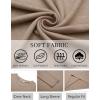 imageCOOFANDY Mens Long Sleeve T Shirts Crew Neck Casual Basic Tee Shirt Lightweight Pullover Shirts1 Packkhaki