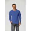 imageCOOFANDY Mens Long Sleeve Tee Shirts Crew Neck TShirt Casual Pullover Basic Tees Soft Stretch TshirtsBlue