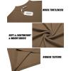 imageCOOFANDY Mens Mock Turtleneck Long Sleeve Shirts Slim Fit Basic TShirt Lightweight Ribbed Pullover Sweater2 Packblack  Brown