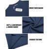imageCOOFANDY Mens Mock Turtleneck Long Sleeve Shirts Slim Fit Basic TShirt Lightweight Ribbed Pullover Sweater2 Packdark Grey  Navy Blue