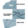 imageCOOFANDY Mens Mock Turtleneck Long Sleeve Shirts Slim Fit Basic TShirt Lightweight Ribbed Pullover SweaterGreenish Blue