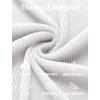 imageCOOFANDY Mens Mock Turtleneck Sweater Long Sleeve Half Neck Pullover Thermal Casual Ribbed High Neck Pullover SweaterWhite