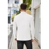 imageCOOFANDY Mens Mock Turtleneck Sweater Long Sleeve Half Neck Pullover Thermal Casual Ribbed High Neck Pullover SweaterWhite