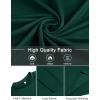 imageCOOFANDY Mens Mock Turtleneck TShirts Long Sleeve Solid Color Tees Shirts Basic Casual Slim Fit Pullover T ShirtsDark Green