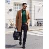 imageCOOFANDY Mens Mock Turtleneck TShirts Long Sleeve Solid Color Tees Shirts Basic Casual Slim Fit Pullover T ShirtsDark Green