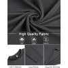 imageCOOFANDY Mens Mock Turtleneck TShirts Long Sleeve Solid Color Tees Shirts Basic Casual Slim Fit Pullover T ShirtsDeep Grey