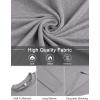 imageCOOFANDY Mens Mock Turtleneck TShirts Long Sleeve Solid Color Tees Shirts Basic Casual Slim Fit Pullover T ShirtsWhite Heather Grey