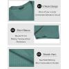 imageCOOFANDY Mens Muscle T Shirts Stretch Short Sleeve V Neck Bodybuilding Workout Tee Shirts Ribbed Knit ShirtLight Green