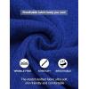 imageCOOFANDY Mens Muscle T Shirts Stretch Short Sleeve V Neck Bodybuilding Workout Tee Shirts Ribbed Knit ShirtRoyal Blue