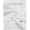 imageCOOFANDY Mens Muscle T Shirts Stretch Short Sleeve V Neck Bodybuilding Workout Tee Shirts Ribbed Knit ShirtWhiteBlack2 Pack