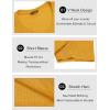 imageCOOFANDY Mens Muscle T Shirts Stretch Short Sleeve V Neck Bodybuilding Workout Tee Shirts Ribbed Knit ShirtYellow
