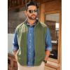 imageCOOFANDY Mens Polar Fleece Vest Lightweight Sleeveless Zip Up Jacket Casual Outerwear Outdoor Golf VestsArmy Green