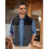 imageCOOFANDY Mens Polar Fleece Vest Lightweight Sleeveless Zip Up Jacket Casual Outerwear Outdoor Golf VestsBlackCharcoal