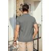 imageCOOFANDY Mens Polo Shirts Short Sleeve Pique Jersey Golf Shirt Casual Summer Collared TShirtsDark Grey