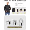 imageCOOFANDY Mens Puffer Jacket Packable Lightweight Jackets Winter Coat Windproof Zipper Down JacketBlack