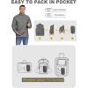 imageCOOFANDY Mens Puffer Jacket Packable Lightweight Jackets Winter Coat Windproof Zipper Down JacketDark Grey