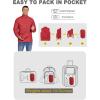 imageCOOFANDY Mens Puffer Jacket Packable Lightweight Jackets Winter Coat Windproof Zipper Down JacketDark Red