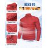imageCOOFANDY Mens Puffer Jacket Packable Lightweight Jackets Winter Coat Windproof Zipper Down JacketDark Red