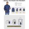 imageCOOFANDY Mens Puffer Jacket Packable Lightweight Jackets Winter Coat Windproof Zipper Down JacketDenim Blue