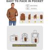 imageCOOFANDY Mens Puffer Jacket Packable Lightweight Jackets Winter Coat Windproof Zipper Down JacketLight Brown
