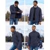imageCOOFANDY Mens Puffer Jacket Packable Lightweight Jackets Winter Coat Windproof Zipper Down JacketNavy Blue