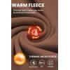 imageCOOFANDY Mens Quarter Zip Pullover Long Sleeve Mock Turtleneck Sweatshirts Thermal Workout Golf Polo ShirtBrown