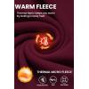 imageCOOFANDY Mens Quarter Zip Pullover Long Sleeve Mock Turtleneck Sweatshirts Thermal Workout Golf Polo ShirtWine Red