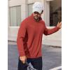imageCOOFANDY Mens Quarter Zip Pullover UPF 50 Long Sleeve Sun Protection Shirts Golf Fishing Running Rash Guard TShirtsRed