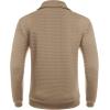 imageCOOFANDY Mens Quarter Zip Sweatshirt Long Sleeve Casual Waffle Pullover Hoodies with PocketKhaki