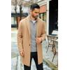 imageCOOFANDY Mens Quarter Zip Up Pullover Lightweight Mock Neck Sweatshirt Casual Long Sleeve Polo ShirtPale Grey