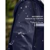 imageCOOFANDY Mens Rain Jacket with Hood Waterproof Lightweight Active Long RaincoatBluereflective Strip