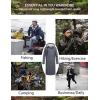 imageCOOFANDY Mens Rain Jacket with Hood Waterproof Lightweight Active Long RaincoatDark Grey