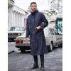 imageCOOFANDY Mens Rain Jacket with Hood Waterproof Lightweight Active Long RaincoatNavy Blue