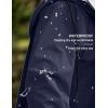imageCOOFANDY Mens Rain Jacket with Hood Waterproof Lightweight Active Long RaincoatNavy Blue