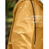 imageCOOFANDY Mens Rain Jacket with Hood Waterproof Lightweight Active Long RaincoatYellow