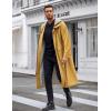 imageCOOFANDY Mens Rain Jacket with Hood Waterproof Lightweight Active Long RaincoatYellow